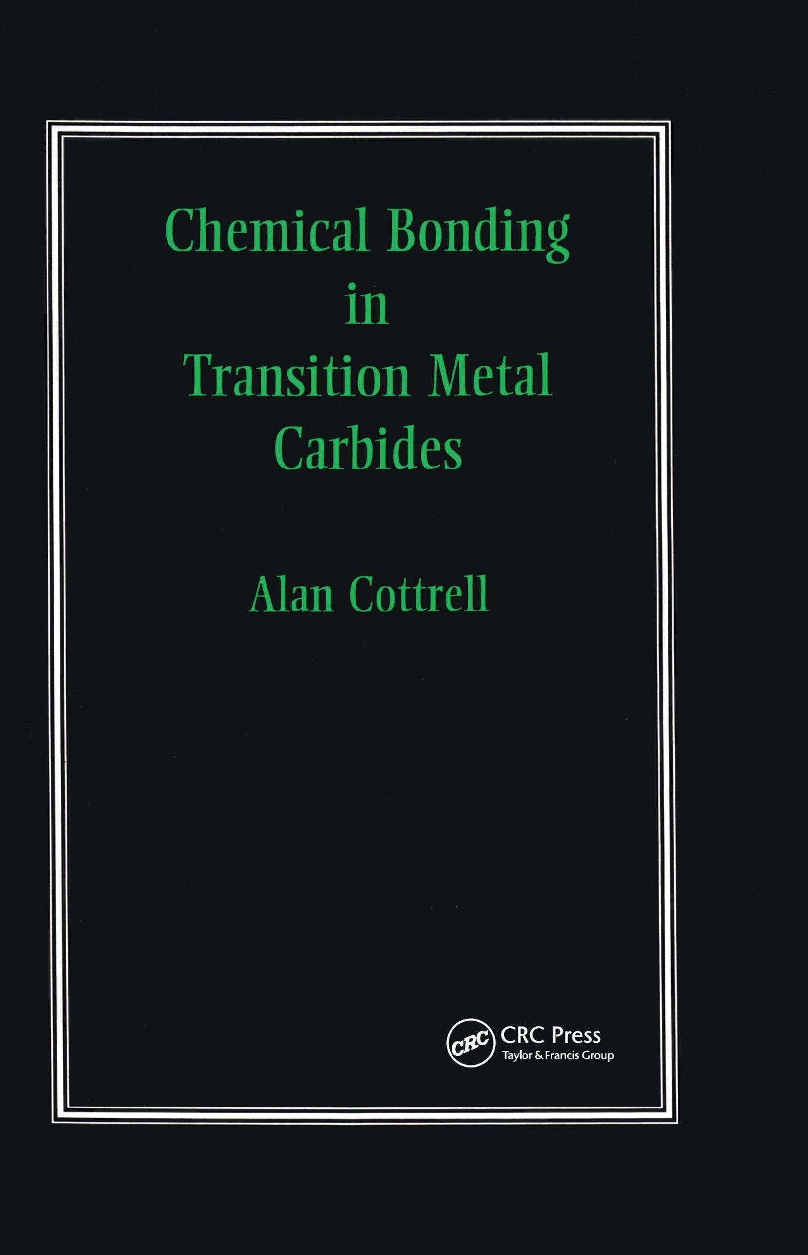 Chemical Bonding in Transition Metal Carbides