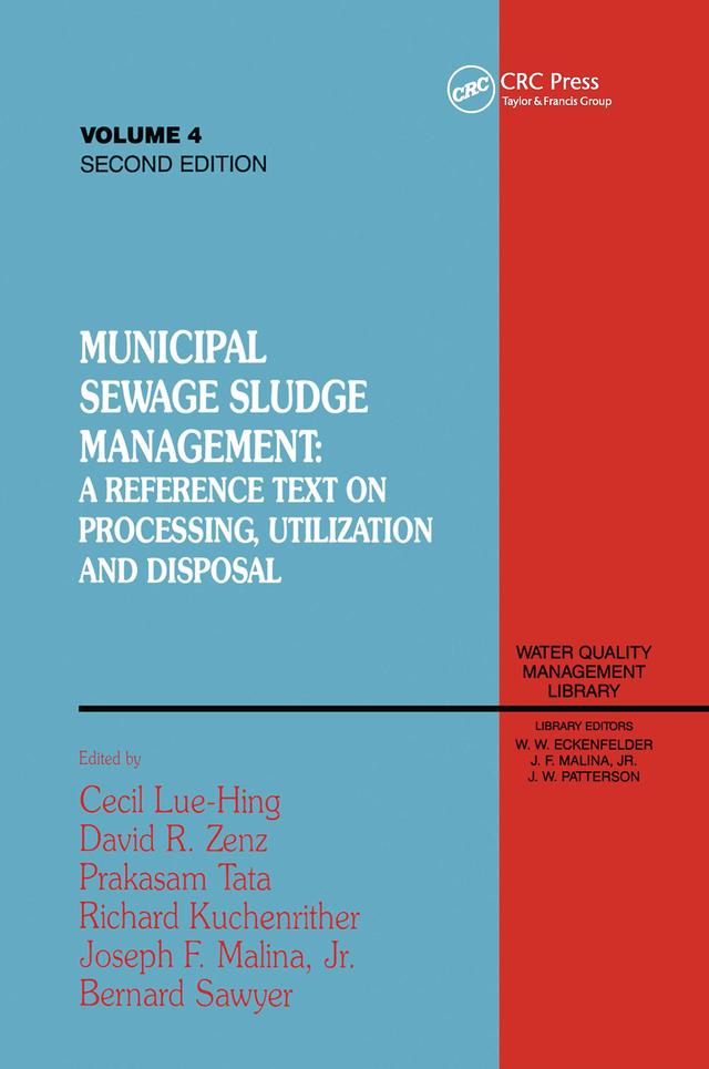 Municipal Sewage Sludge Management by Cecil Lue-Hing