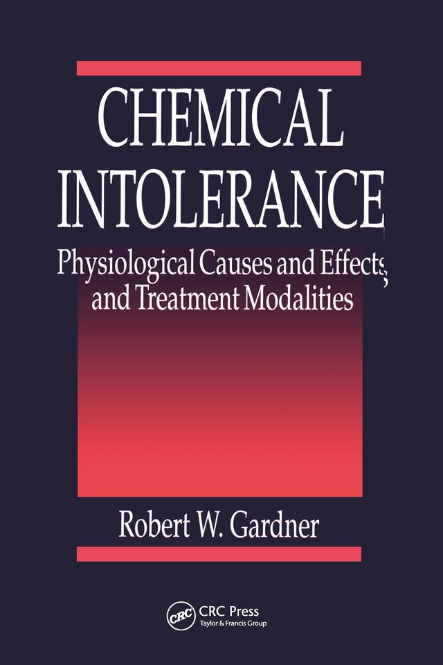 Chemical Intolerance by Robert W. Gardner