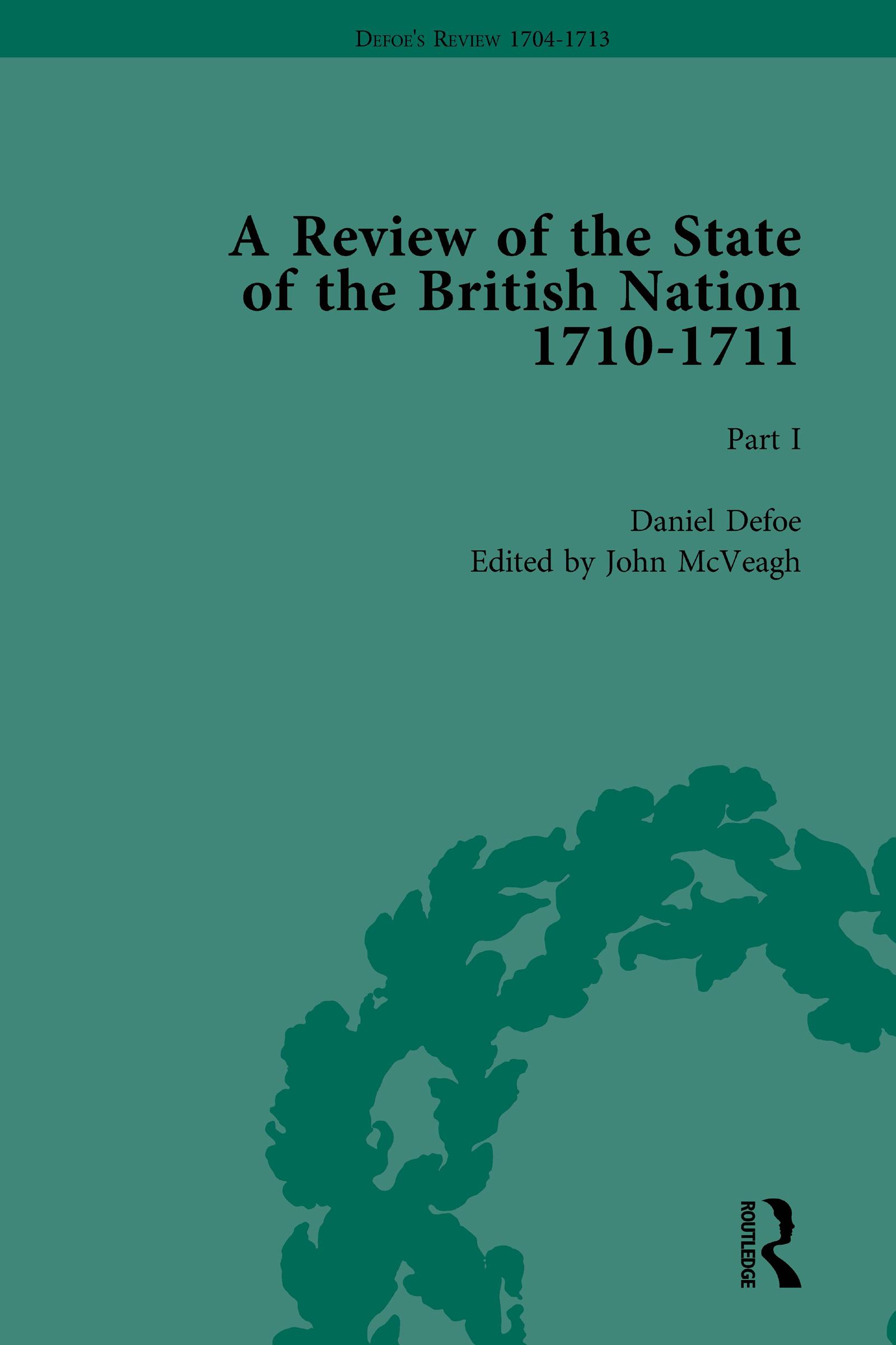 Defoe's Review 1704�13, Volume 7 (1710), Part I