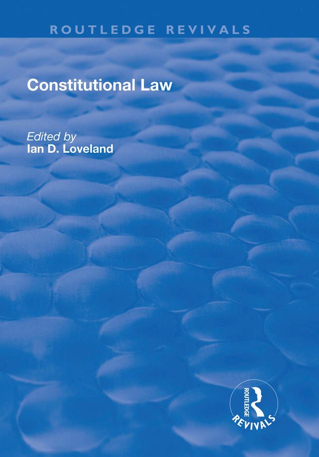 Constitutional Law by Ian D. Loveland