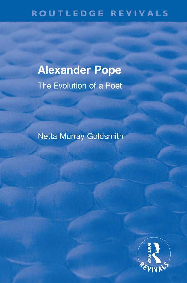 Alexander Pope by Netta Murray Goldsmith