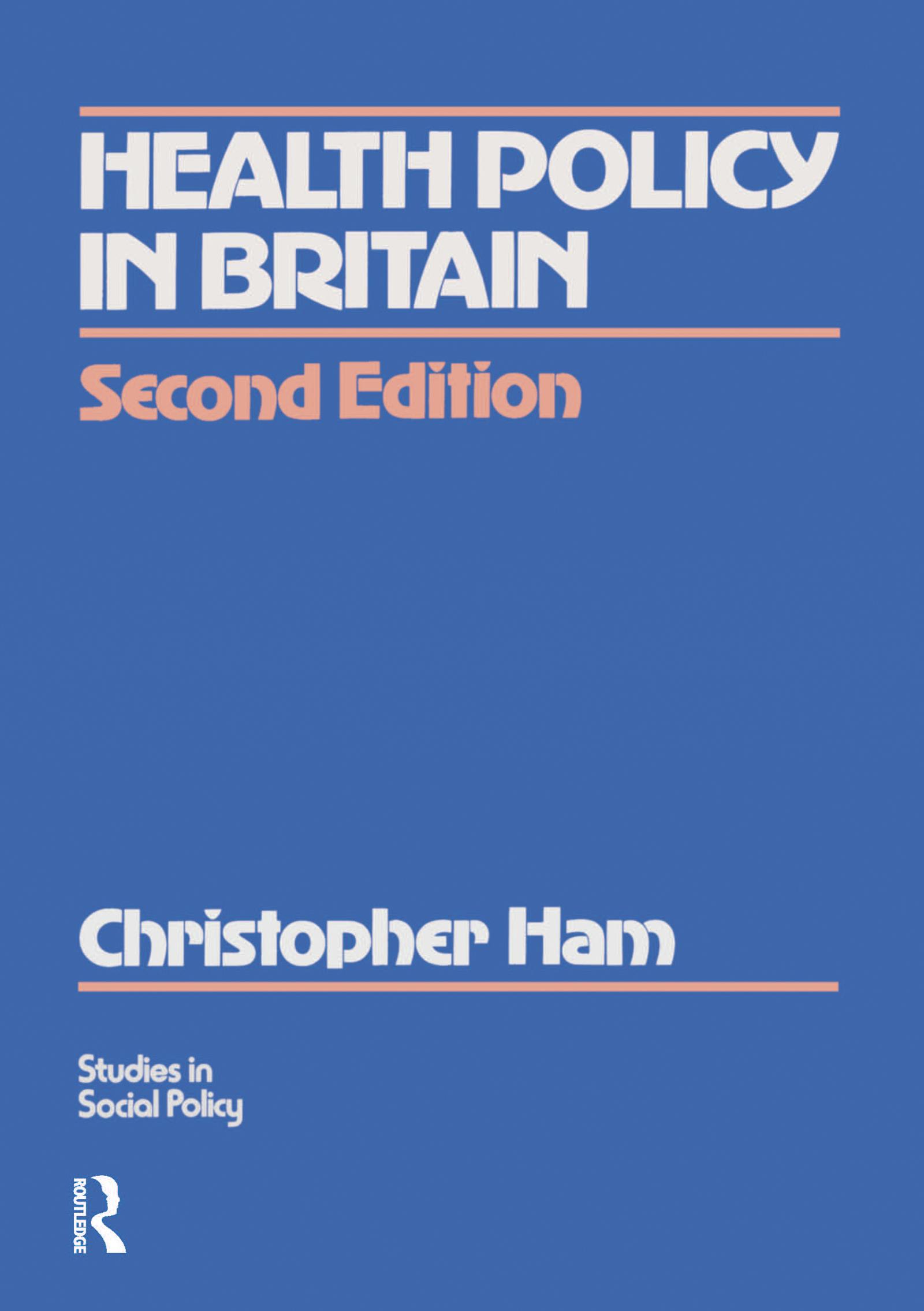 Health Policy in Britain