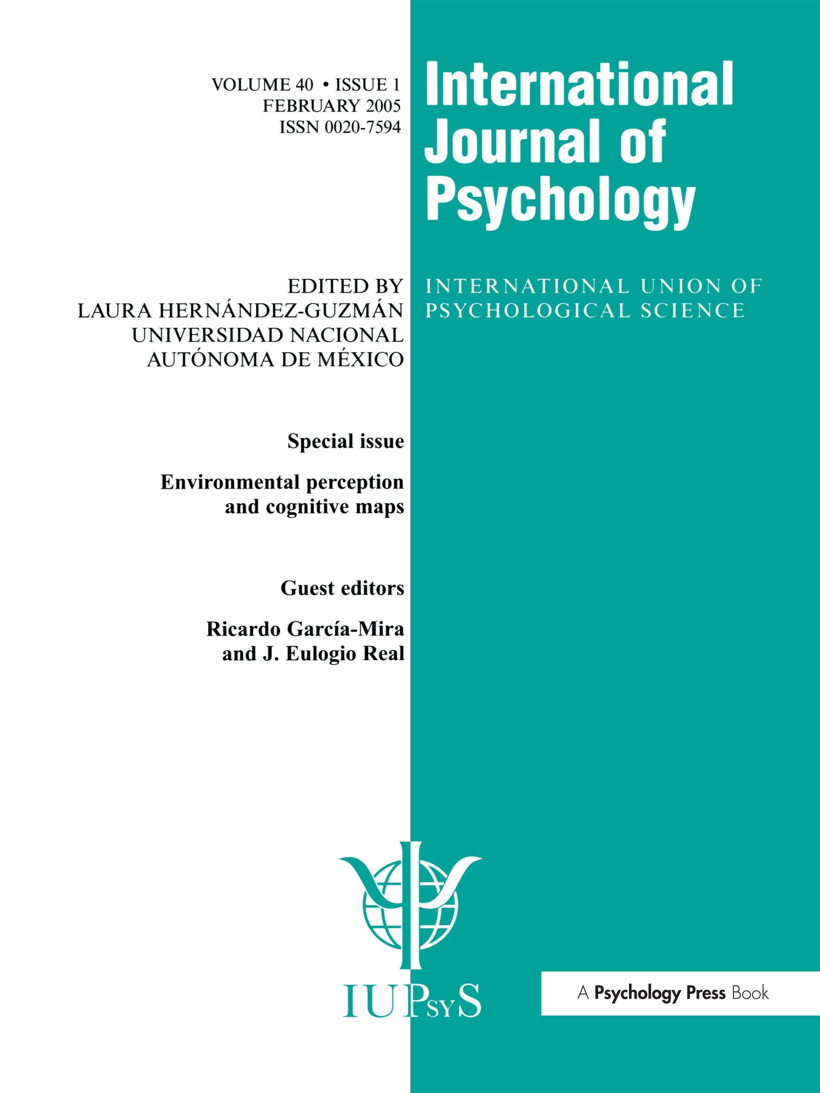 Environmental Perception and Cognitive Maps