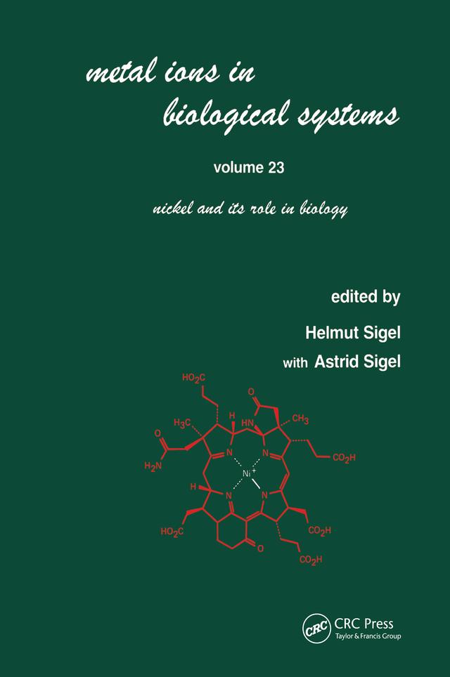 Metal Ions in Biological Systems by Astrid Sigel, Helmut Sigel