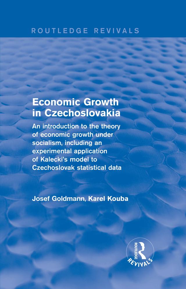 Economic growth in czechoslovakia by Golmann- Kouba