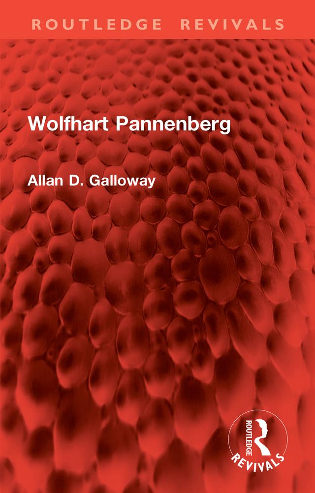 Wolfhart Pannenberg by Allan D. Galloway