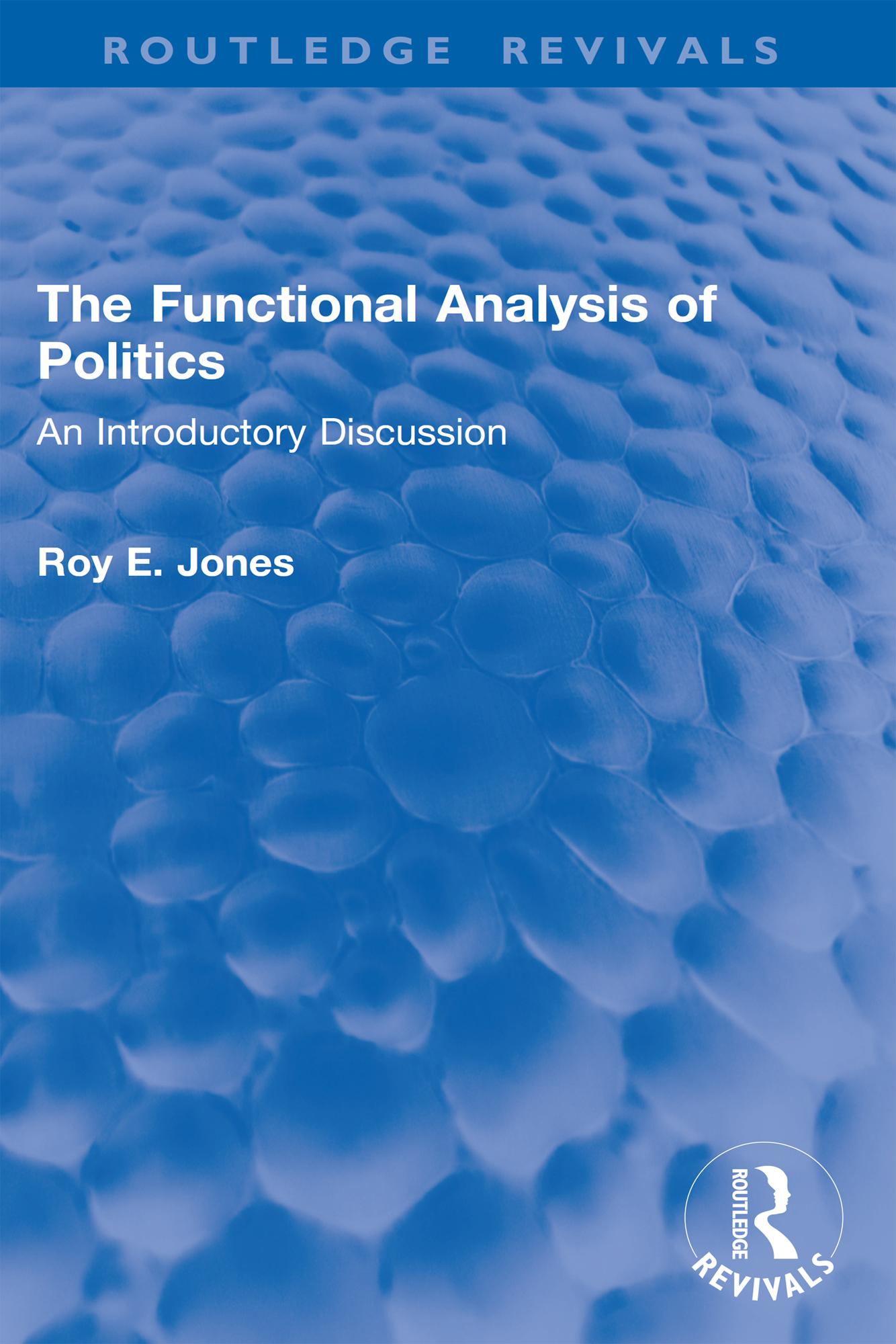 The Functional Analysis of Politics