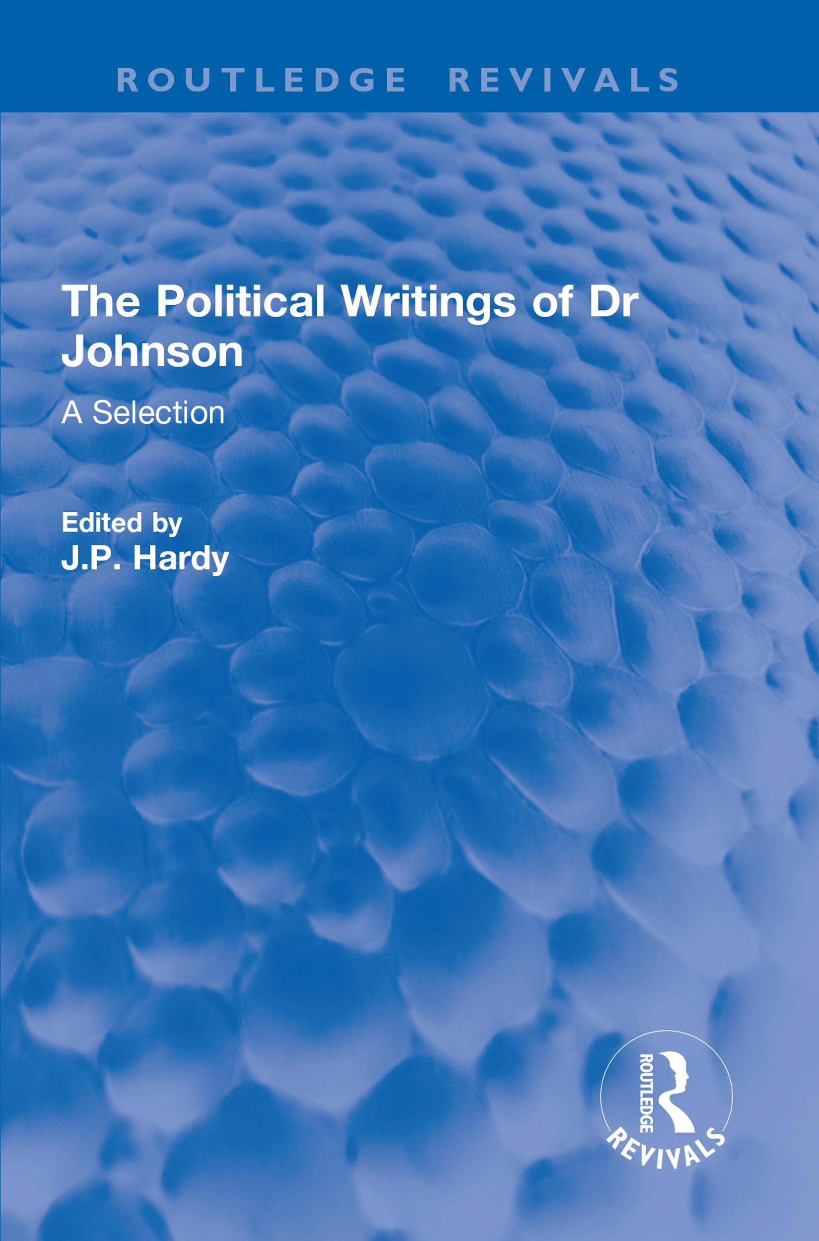 The Political Writings of Dr Johnson