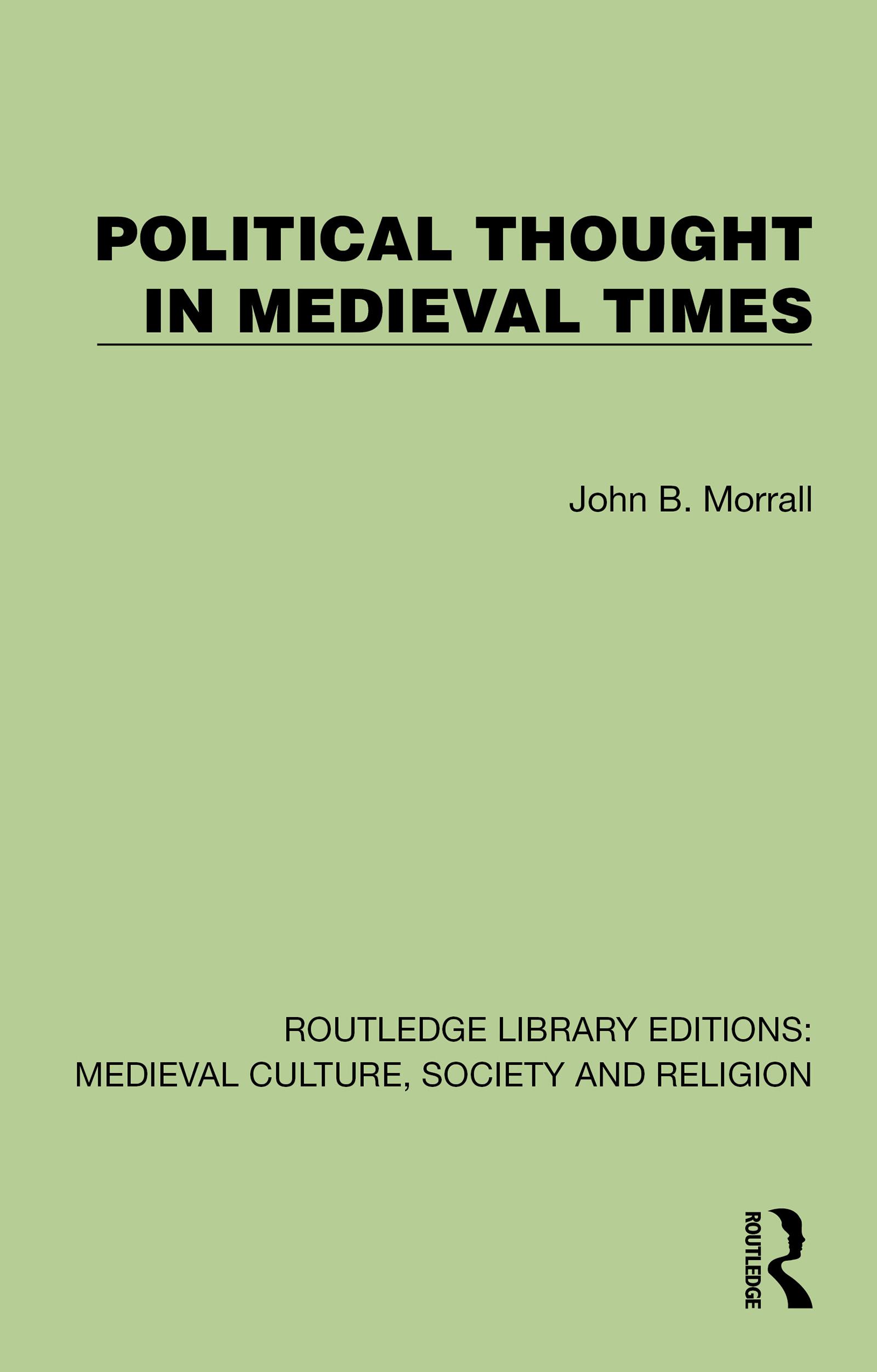 Political Thought in Medieval Times