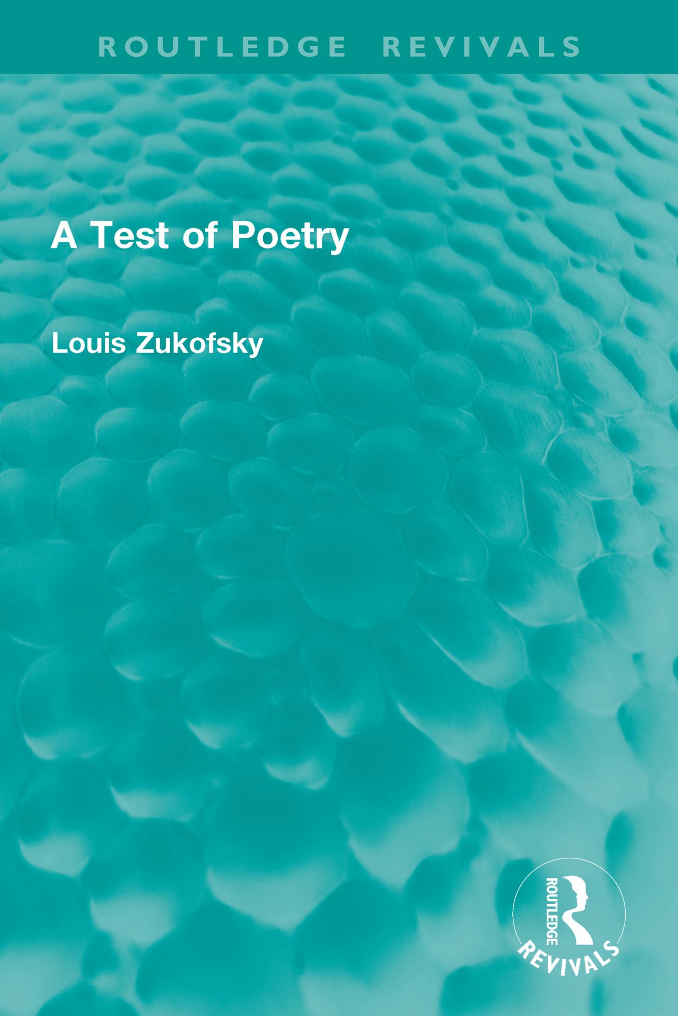 A Test of Poetry