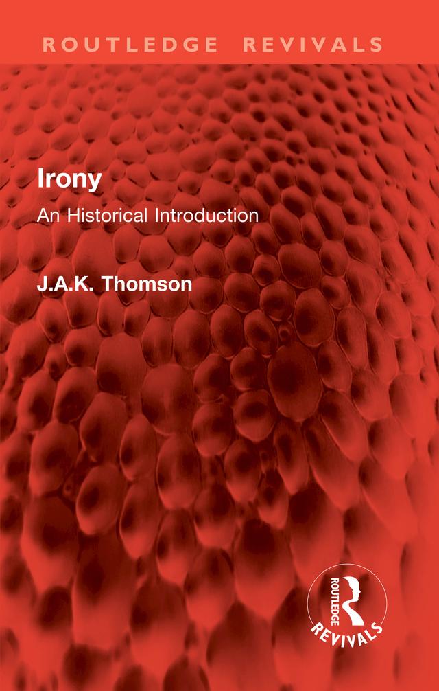Irony by J.A.K. Thomson