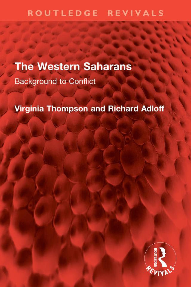 The Western Saharans by Richard Adloff, Virginia Thompson