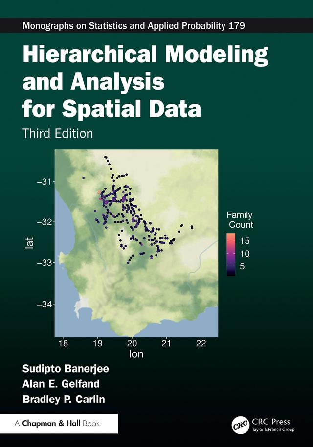 Hierarchical Modeling and Analysis for Spatial Data by Alan E. Gelfand, Bradley P. Carlin, Sudipto Banerjee