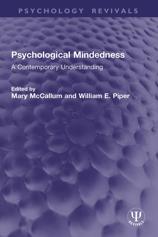 Psychological Mindedness by Mary McCallum, William E. Piper
