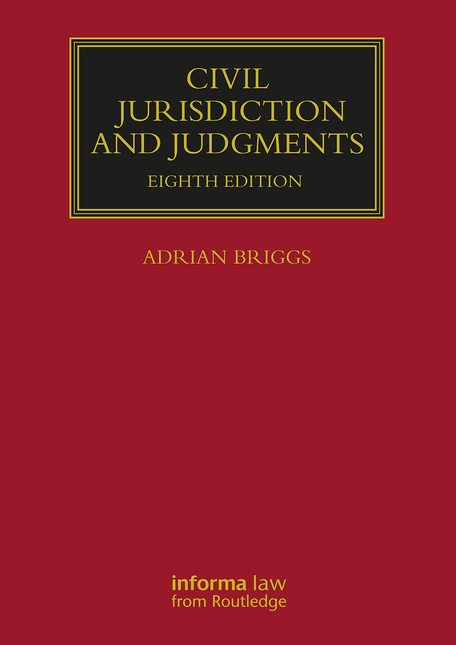 Civil Jurisdiction and Judgments