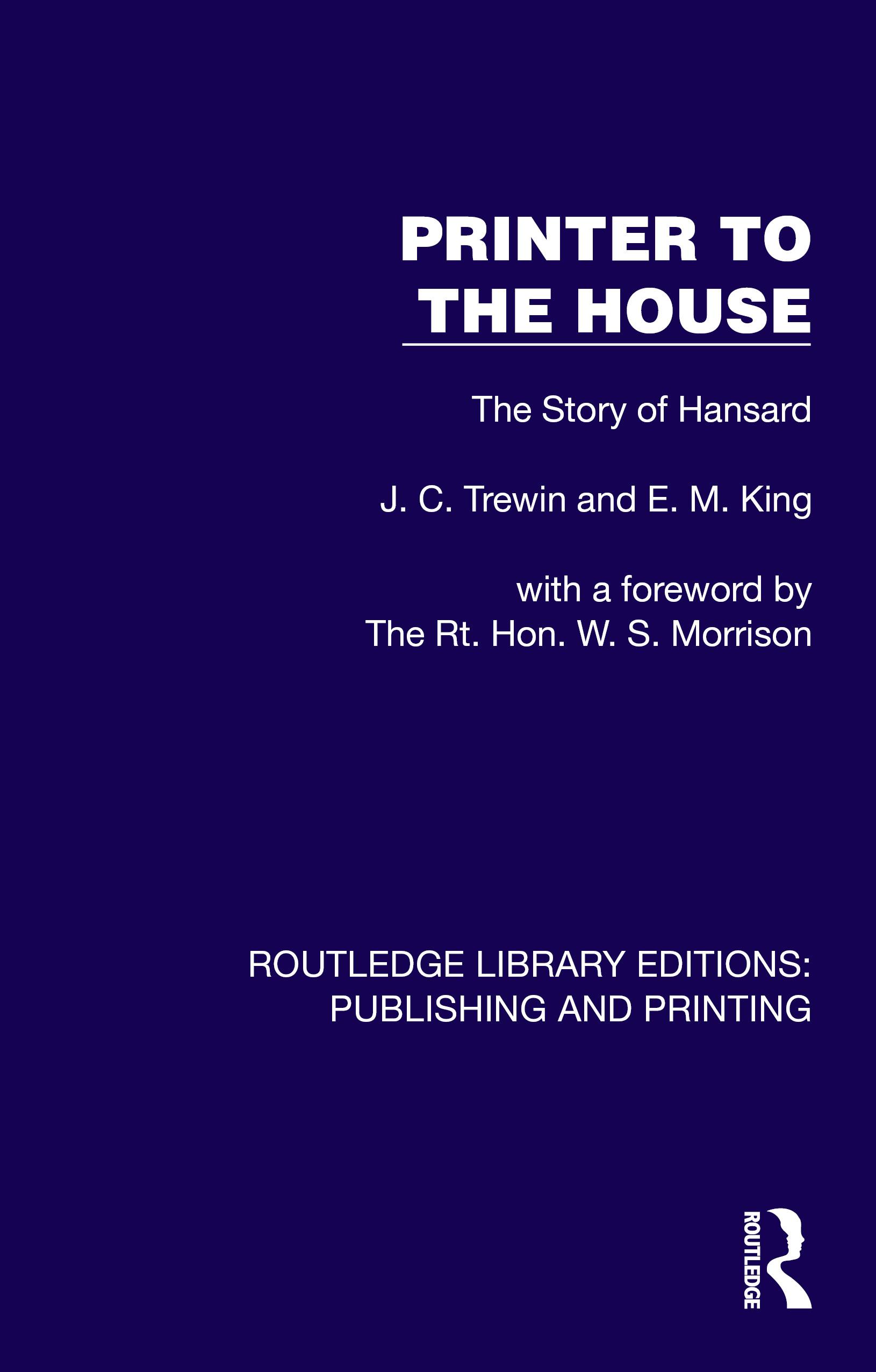 Printer to the House