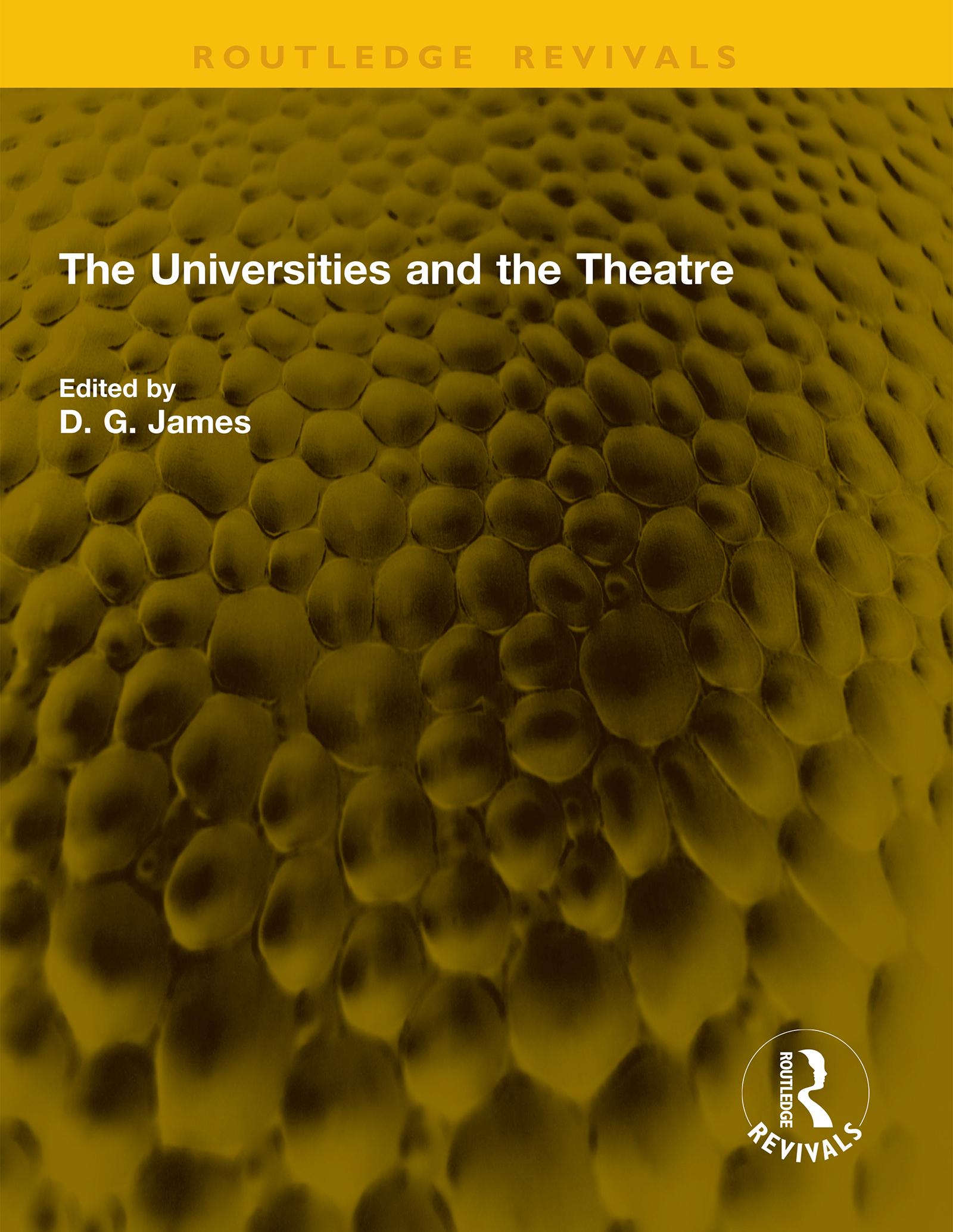 The Universities and the Theatre