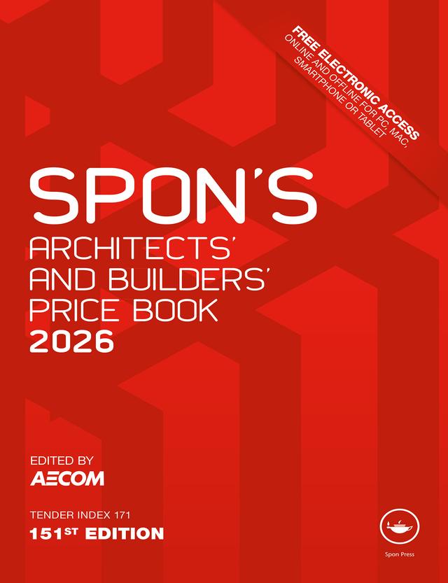 Spon's Architects' and Builders' Price Book 2026 by AECOM
