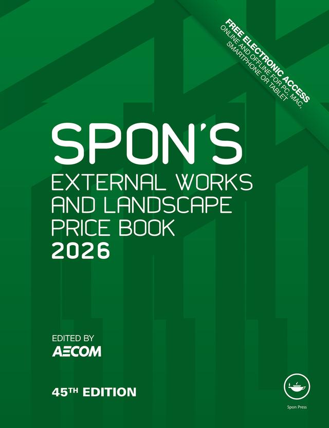 Spon's External Works and Landscape Price Book 2026 by AECOM