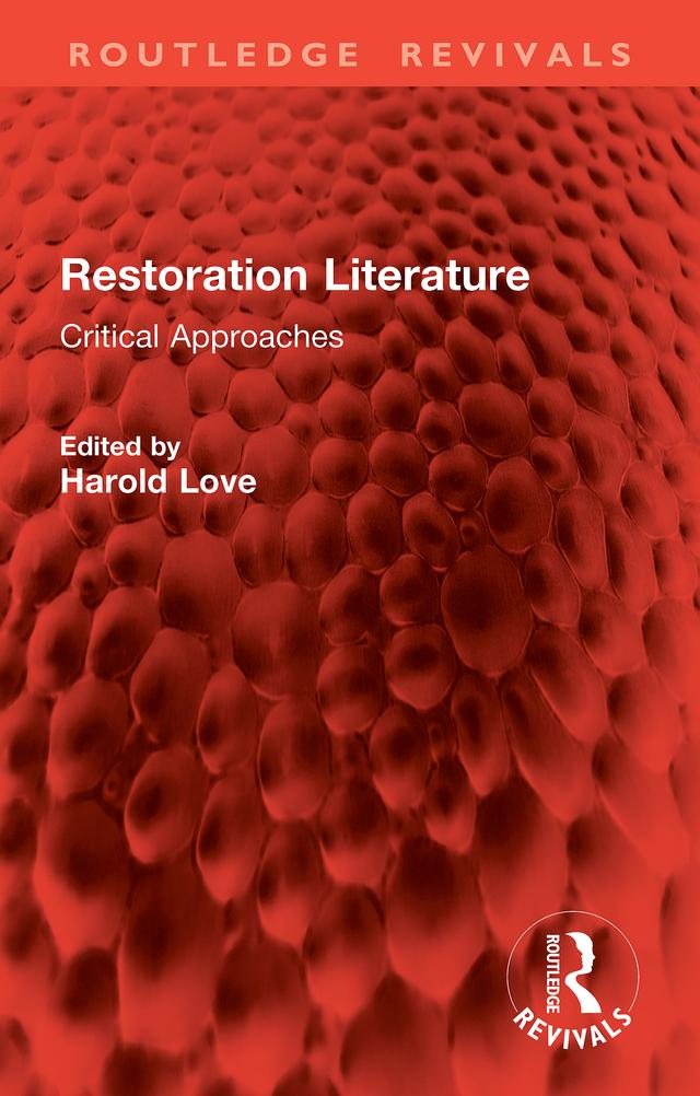 Restoration Literature by Harold Love