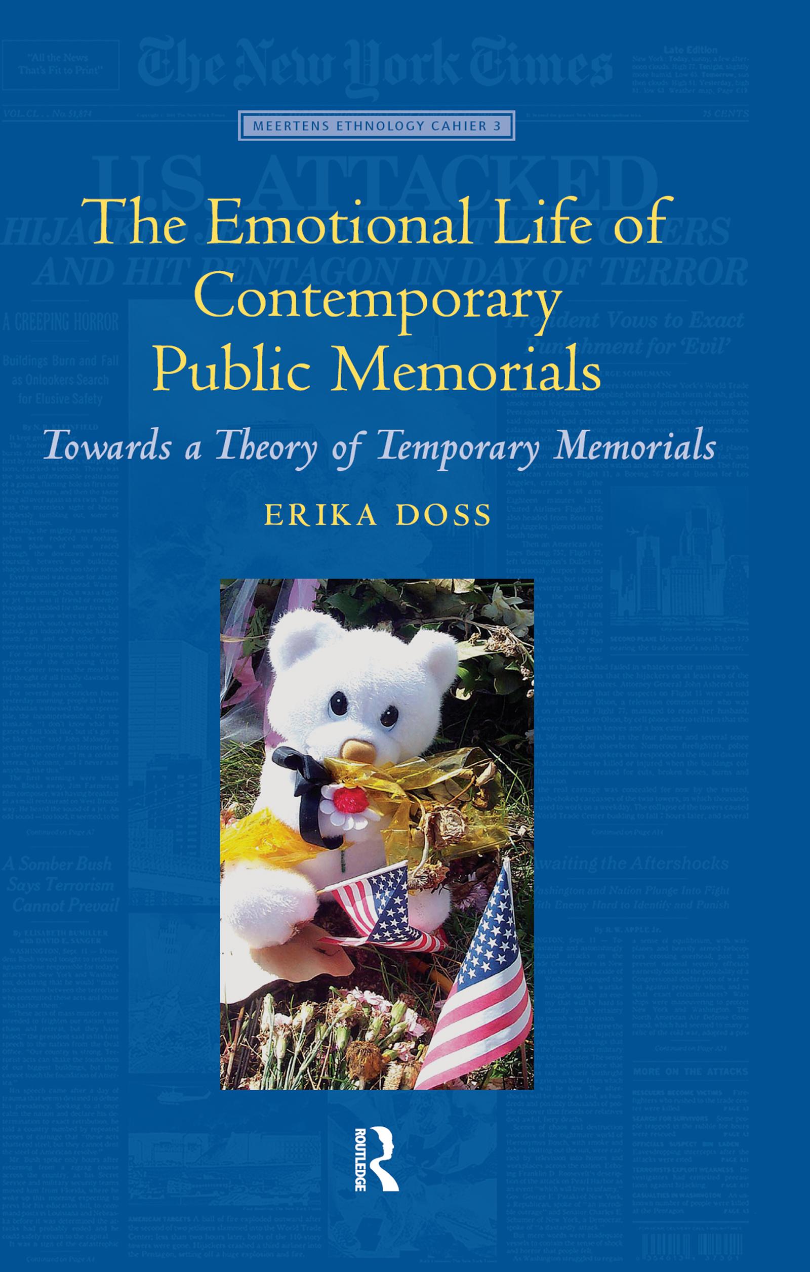 The Emotional Life of Contemporary Public Memorials