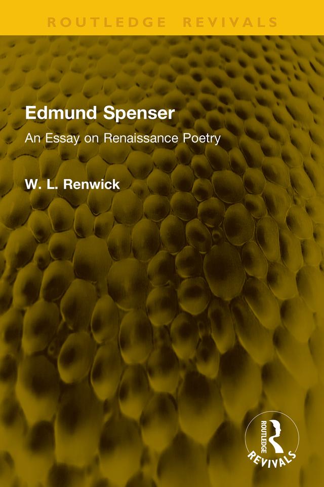 Edmund Spenser by W. L. Renwick