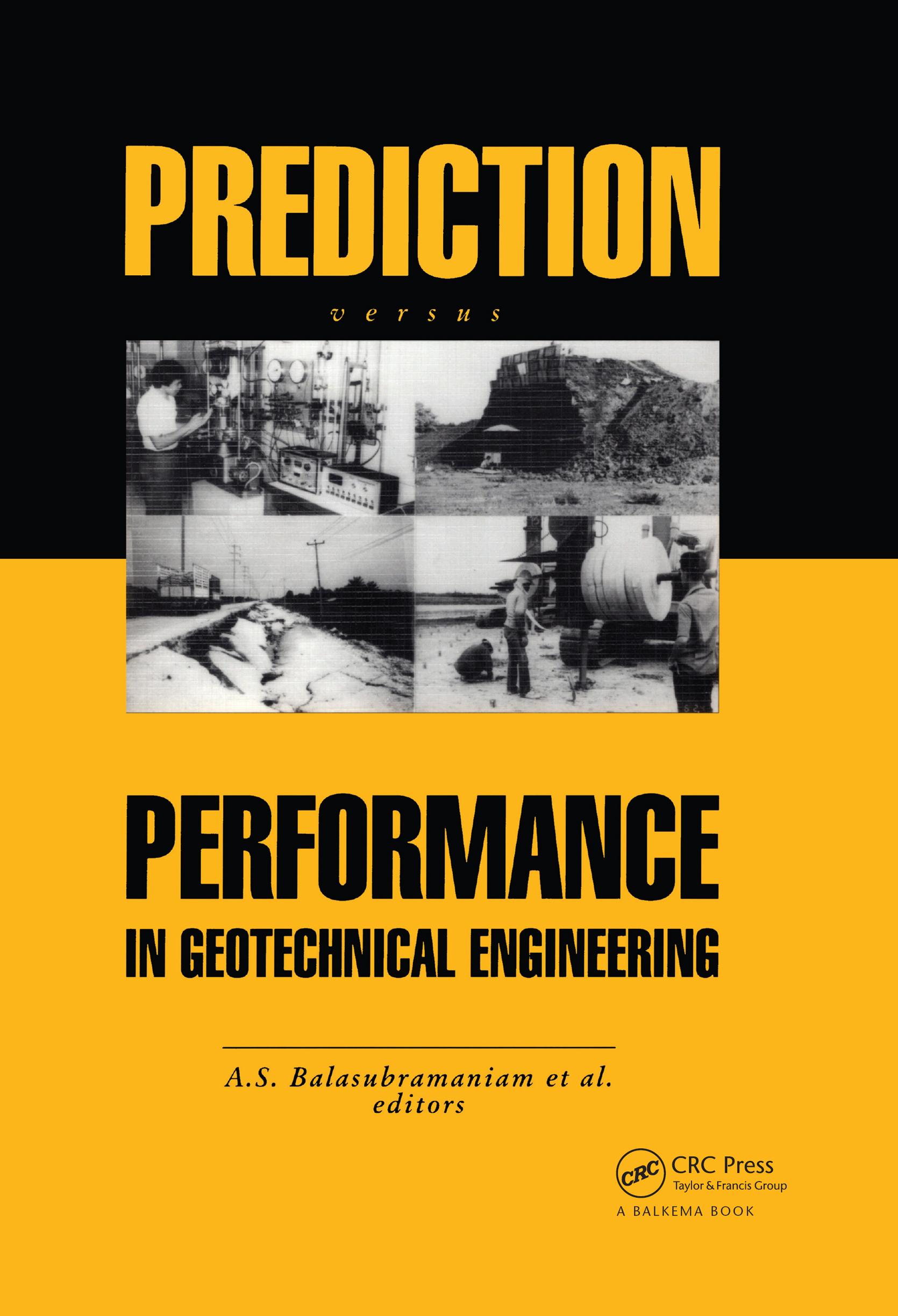 Prediction Versus Performance in Geotechnical Engineering