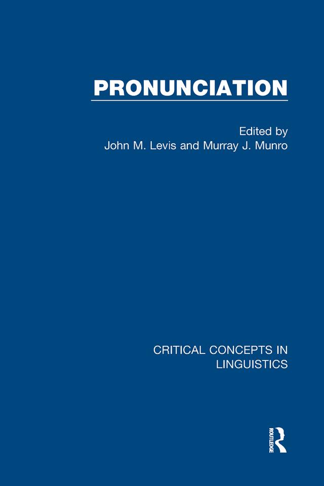 Pronunciation by John Levis, Murray Munro