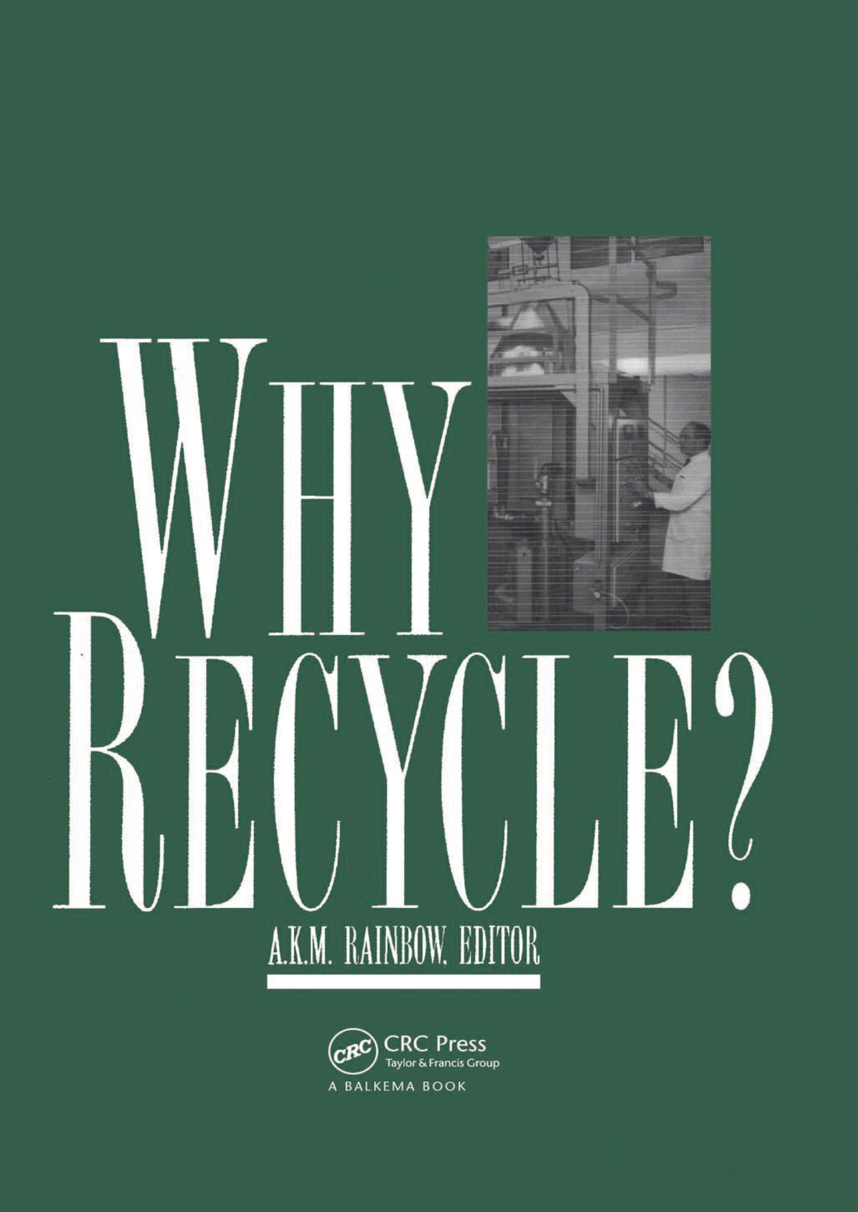 Why Recycle?