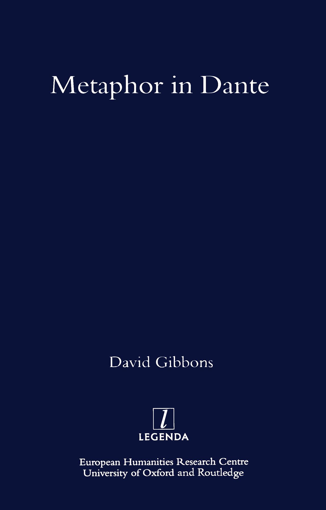 Metaphor in Dante