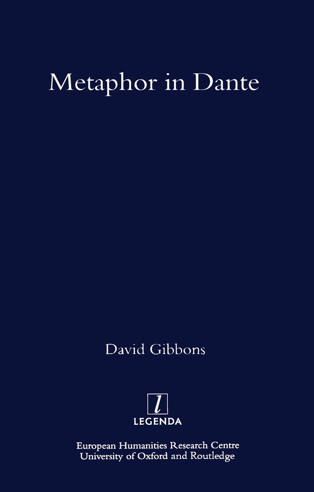 Metaphor in Dante by David Gibbons