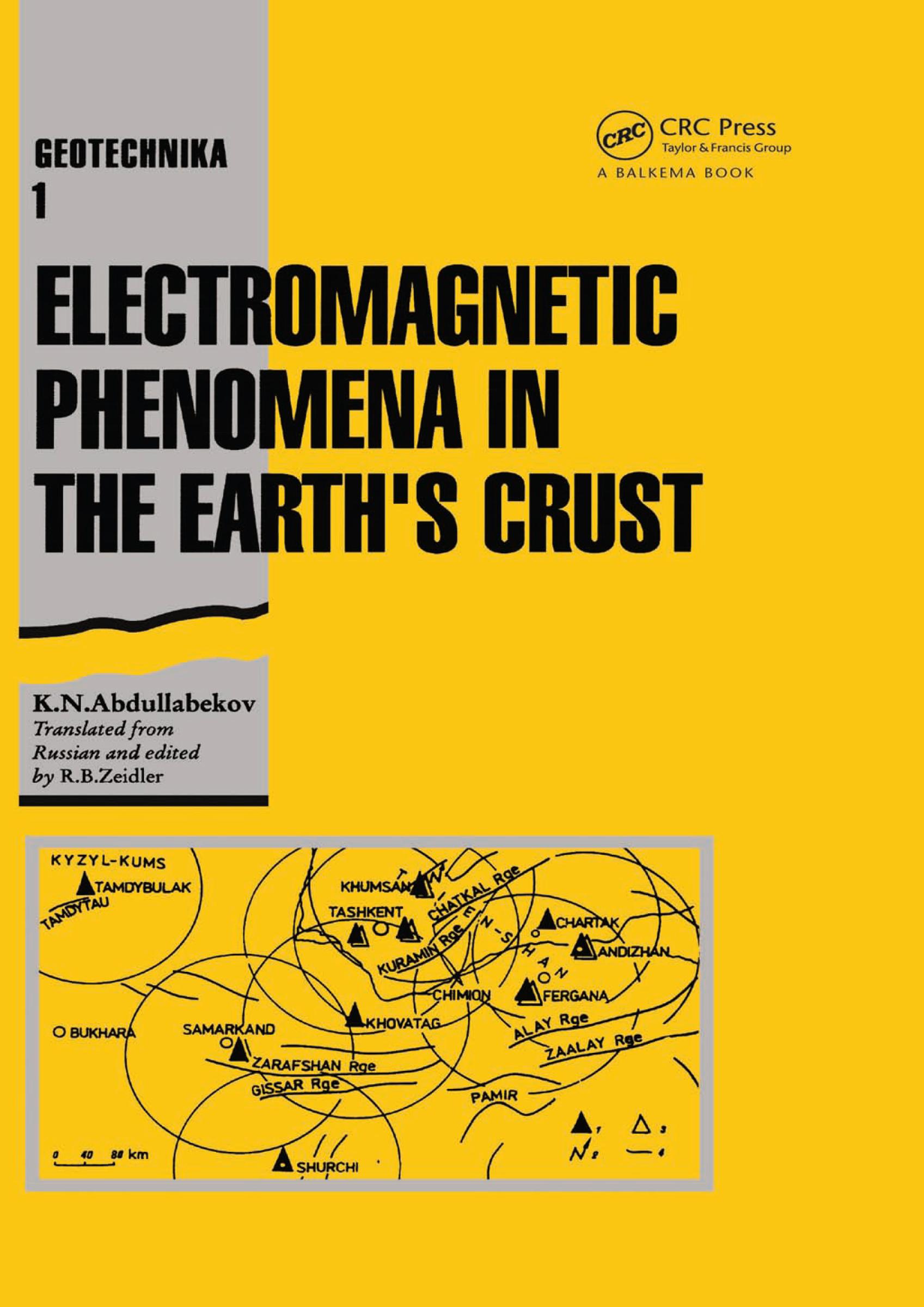 Electromagnetic Phenomena in the Earth's Crust