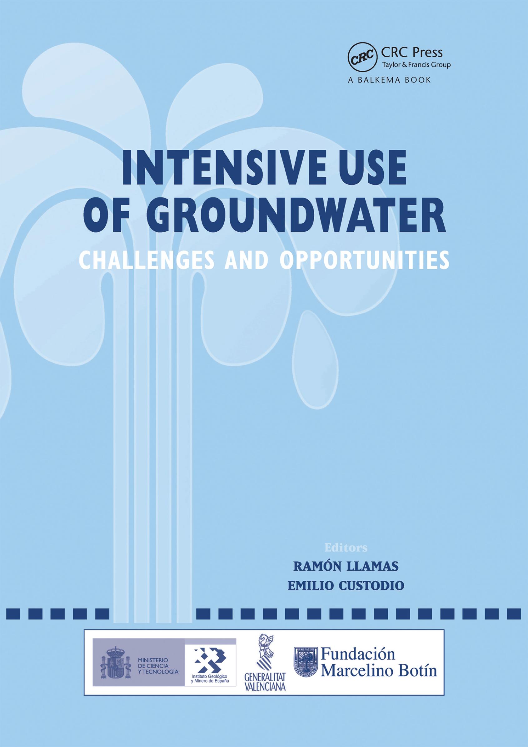 Intensive Use of Groundwater: