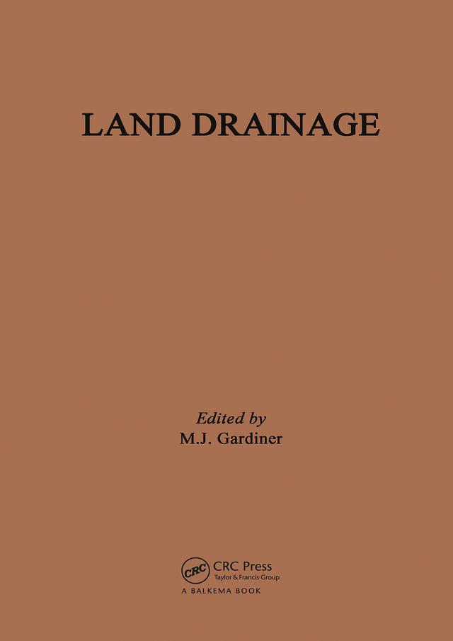 Land Drainage by M.J. Gardiner
