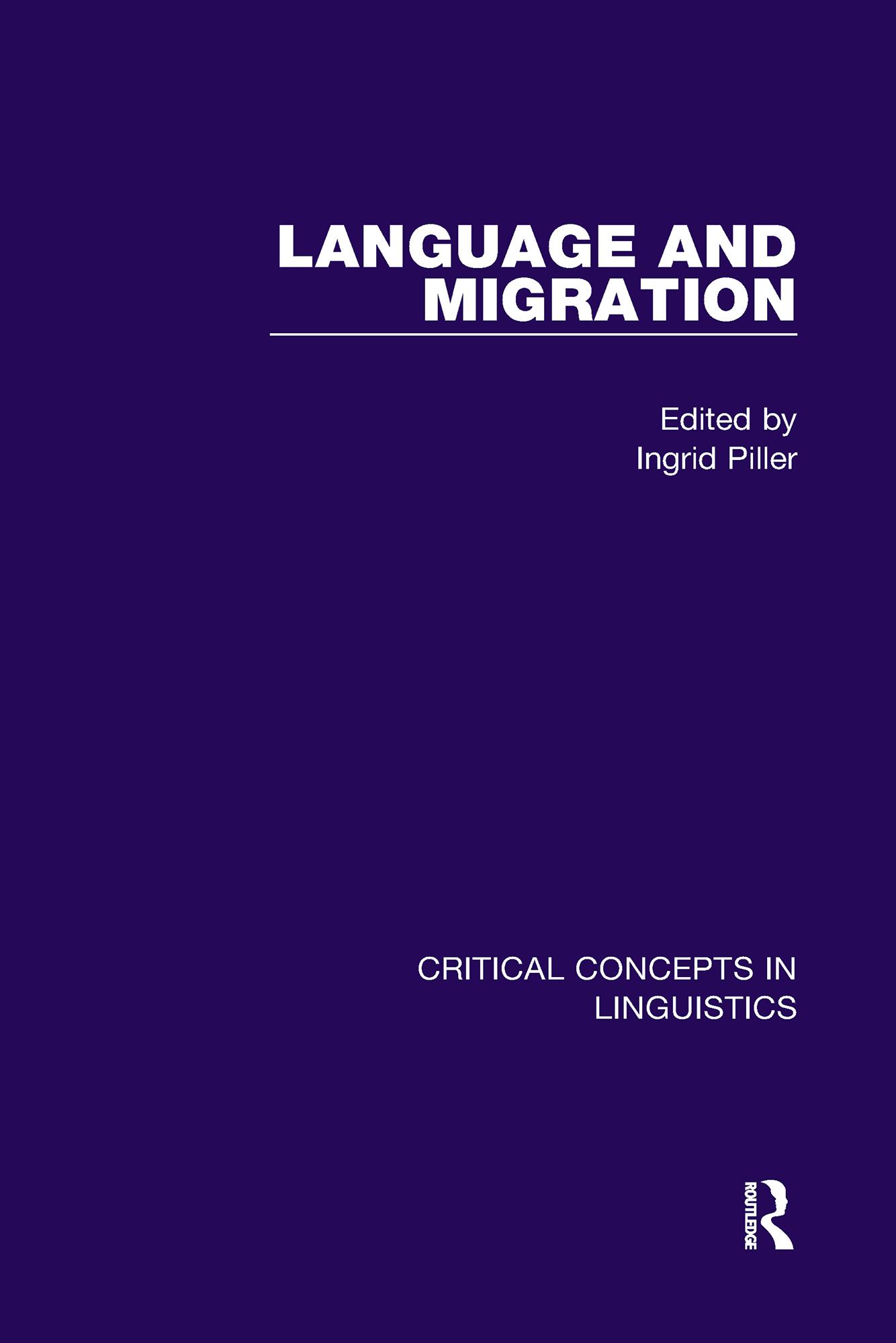 Language and Migration Vol I
