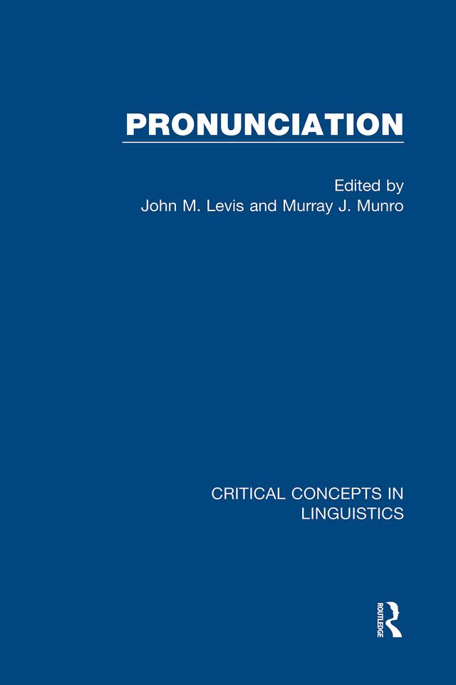 Pronunciation by John Levis, Murray Munro