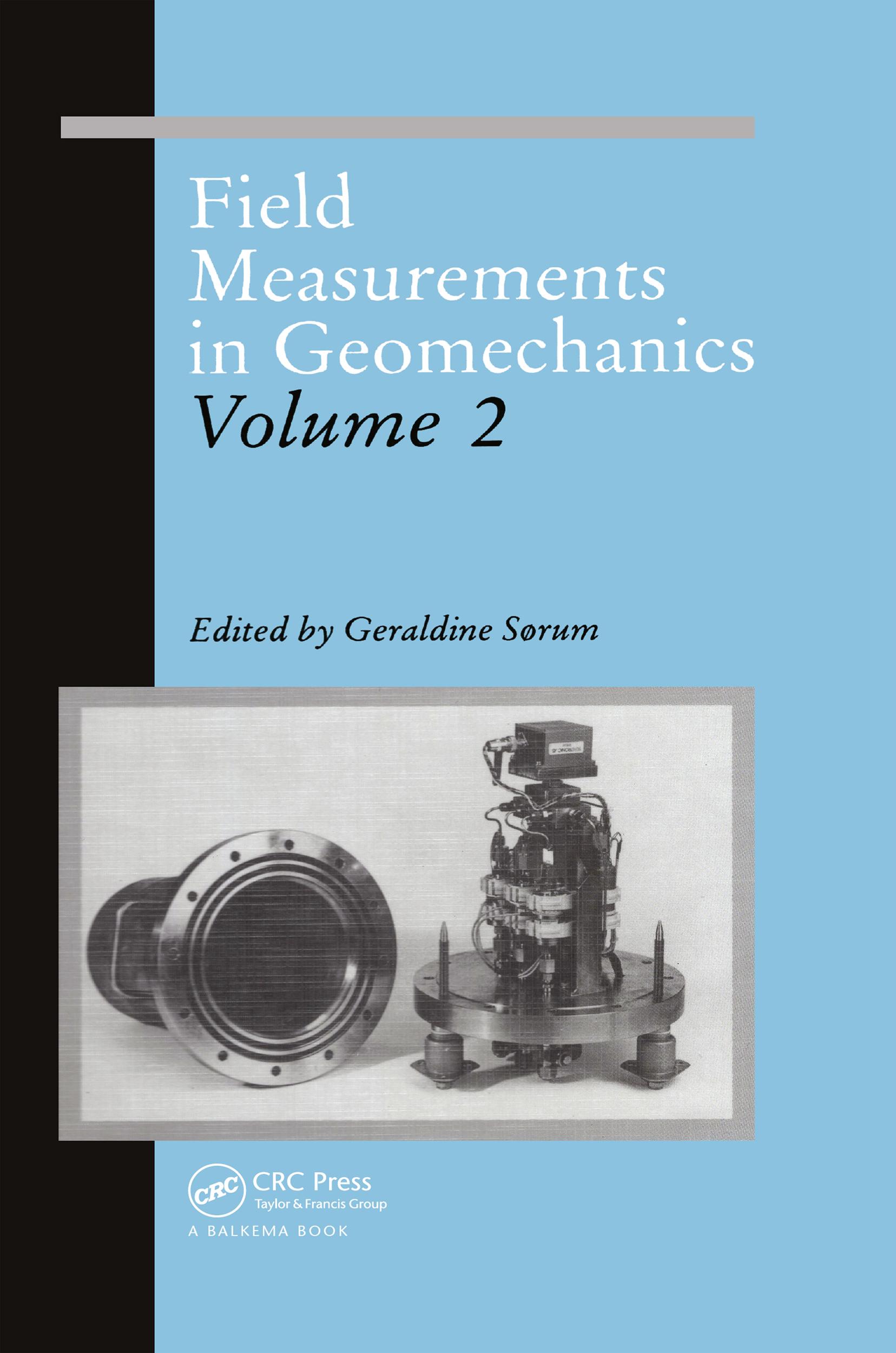 Field Measurements in Geomechanics V2