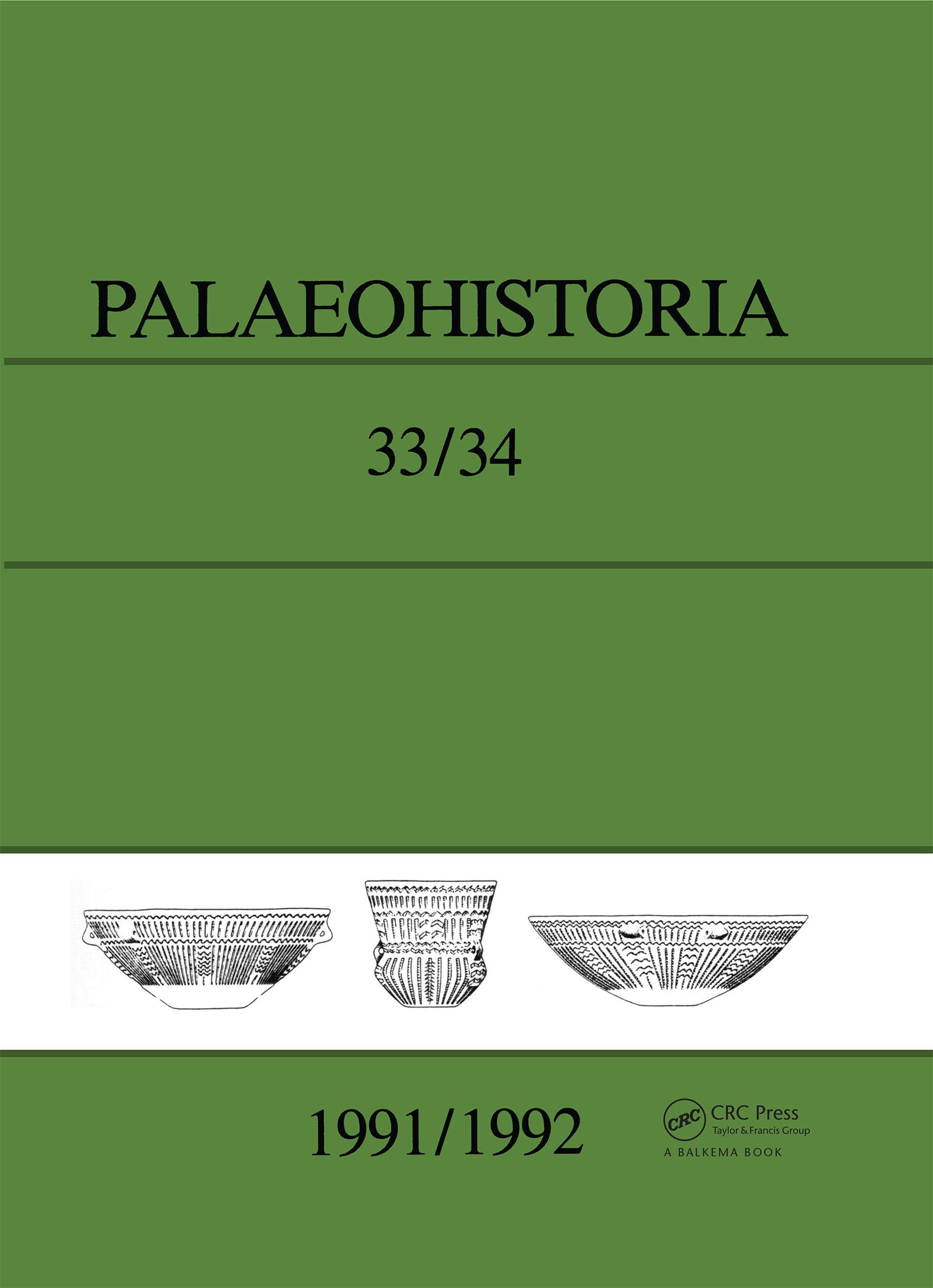 Palaeohistoria 33,34 (1991-1992)