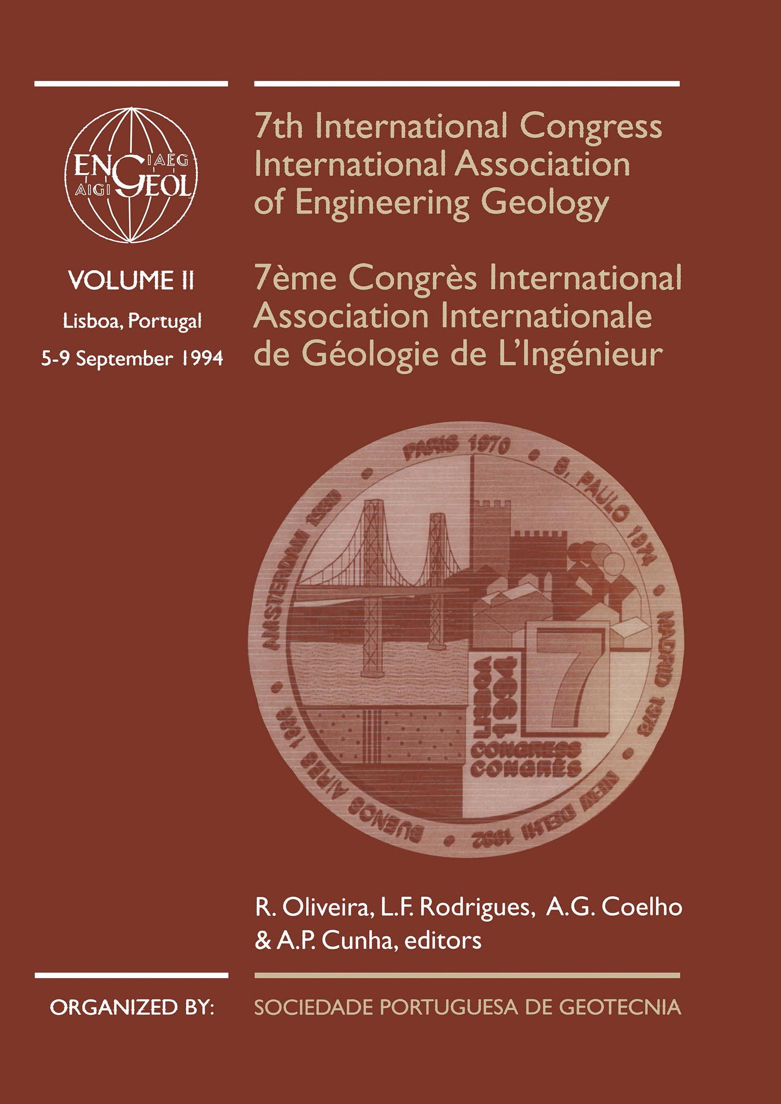 7th International Congress International Association of Engineering Geology, volume 2
