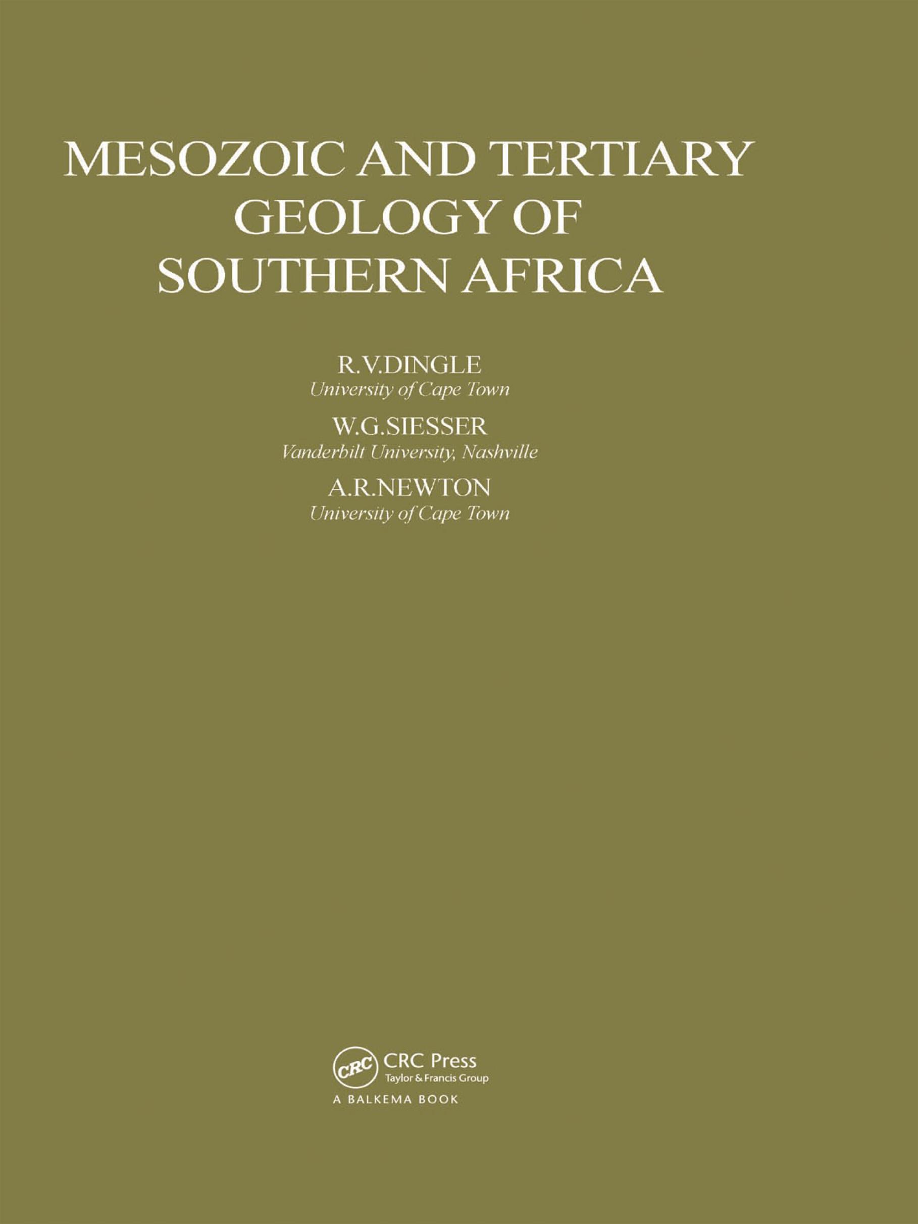 Mesozoic and Tertiary Geology of Southern Africa