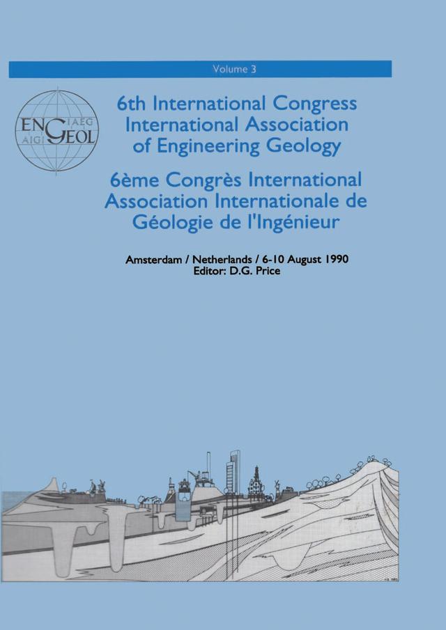 6th international congress International Association of Engineering Geology, volume 3 by D.G. Price