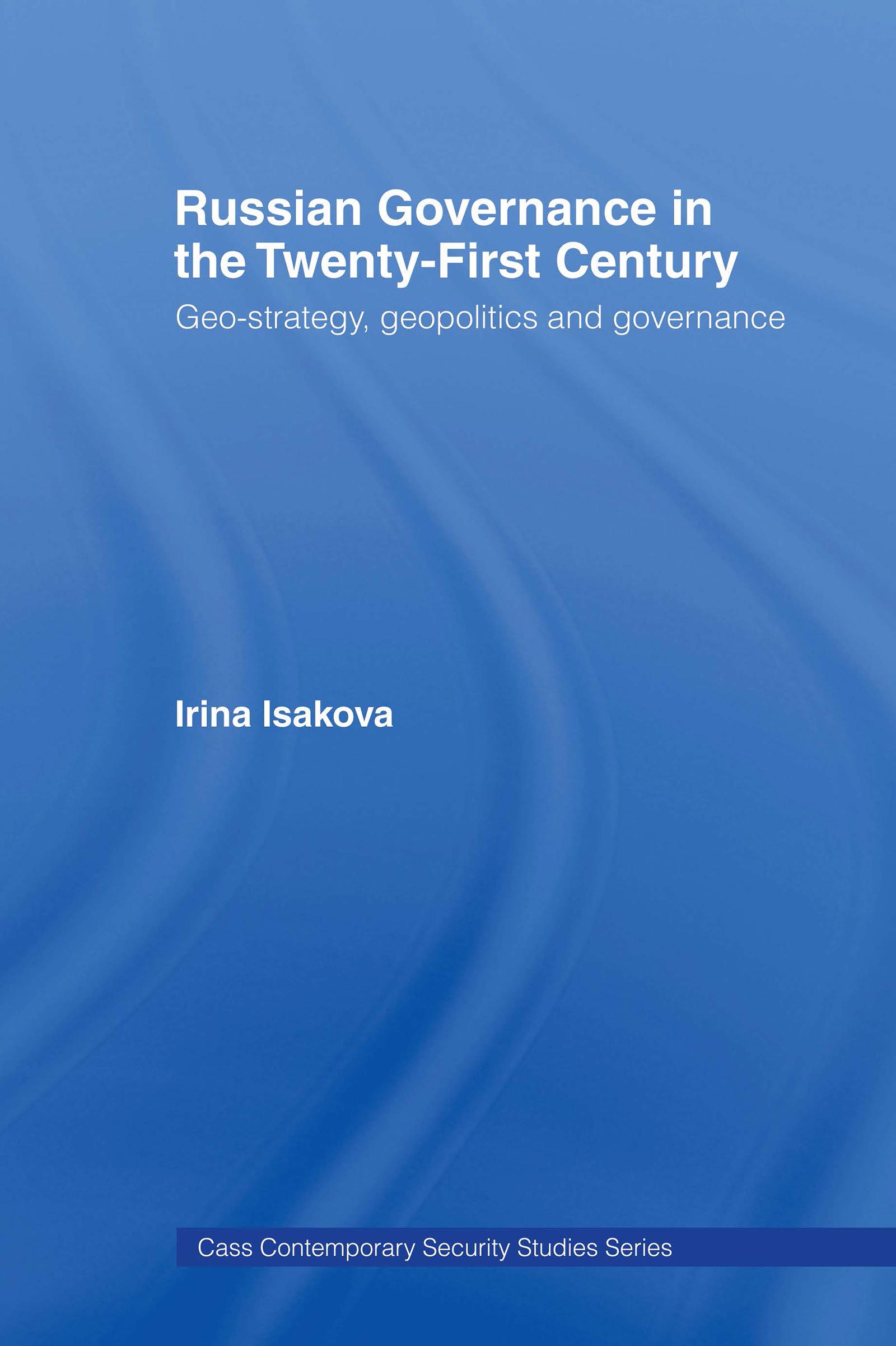 Russian Governance in the 21st Century