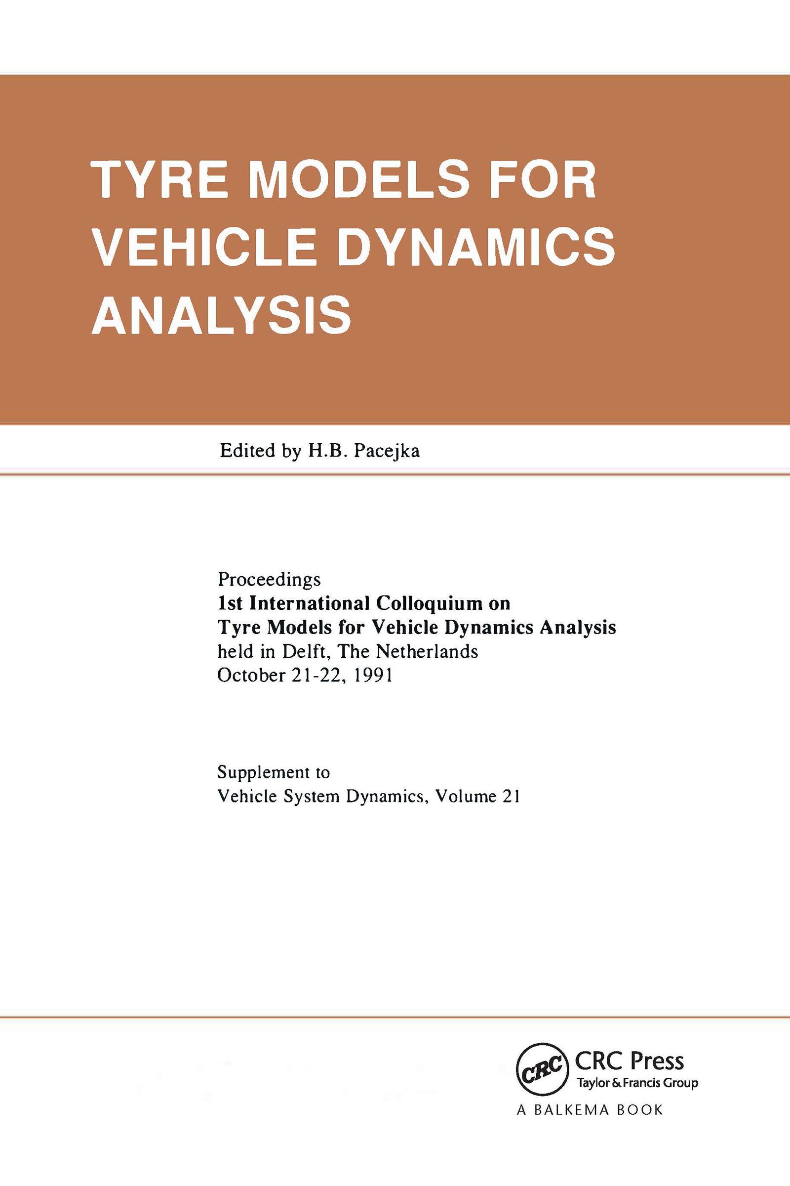 Tyre Models for Vehicle Dynamics Analysis