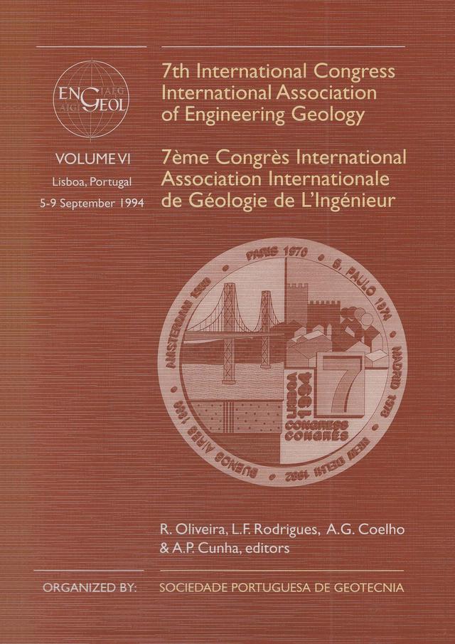 7th International Congress International Association of Engineering Geology, volume 6 by R. Oliveira