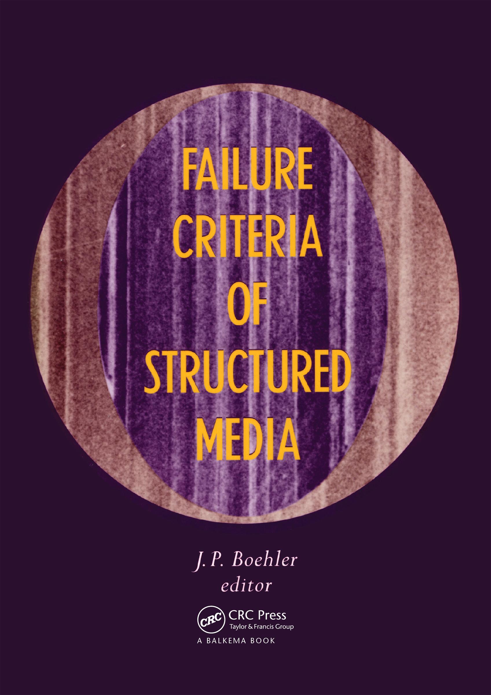 Failure Criteria of Structured Media