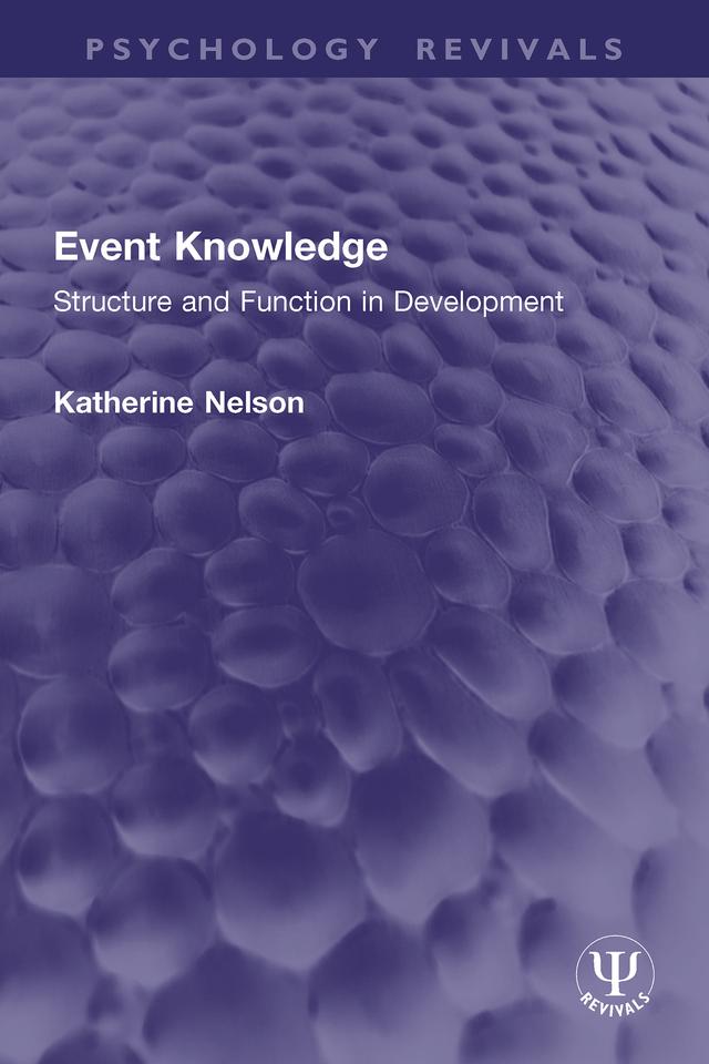 Event Knowledge by Katherine Nelson