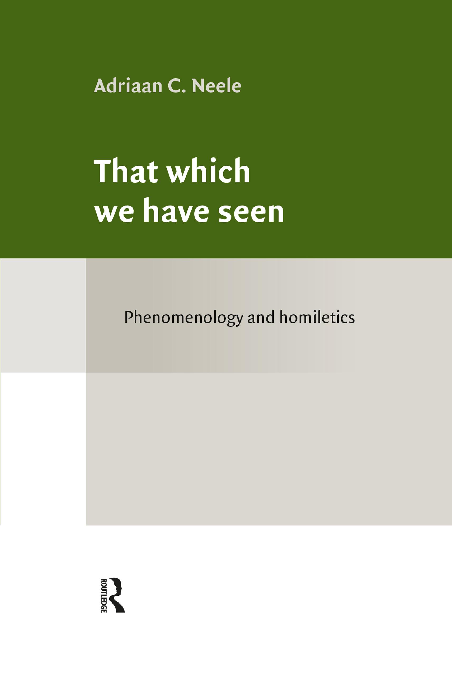 That which we have seen