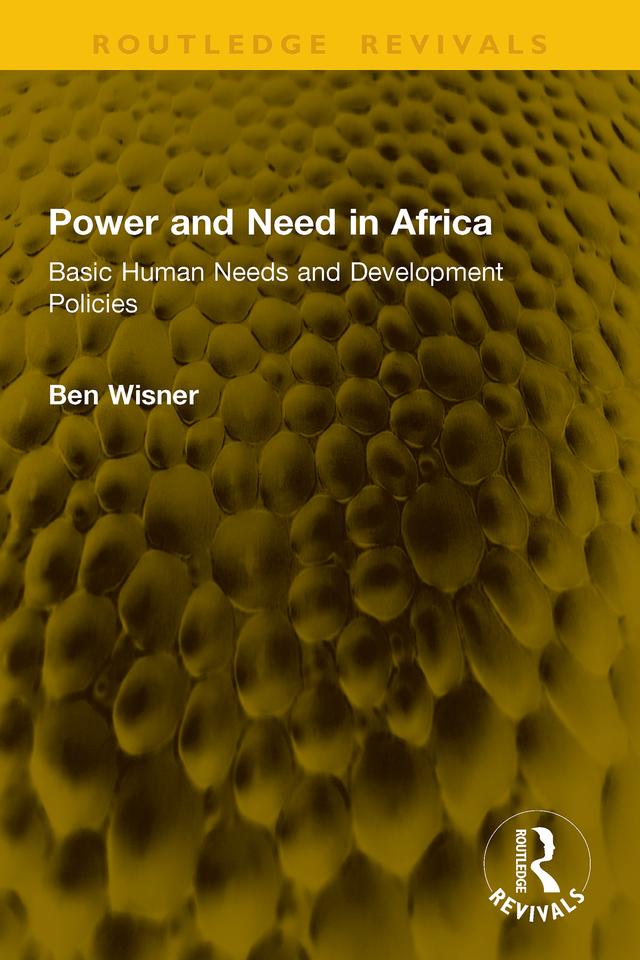 Power and Need in Africa by Ben Wisner