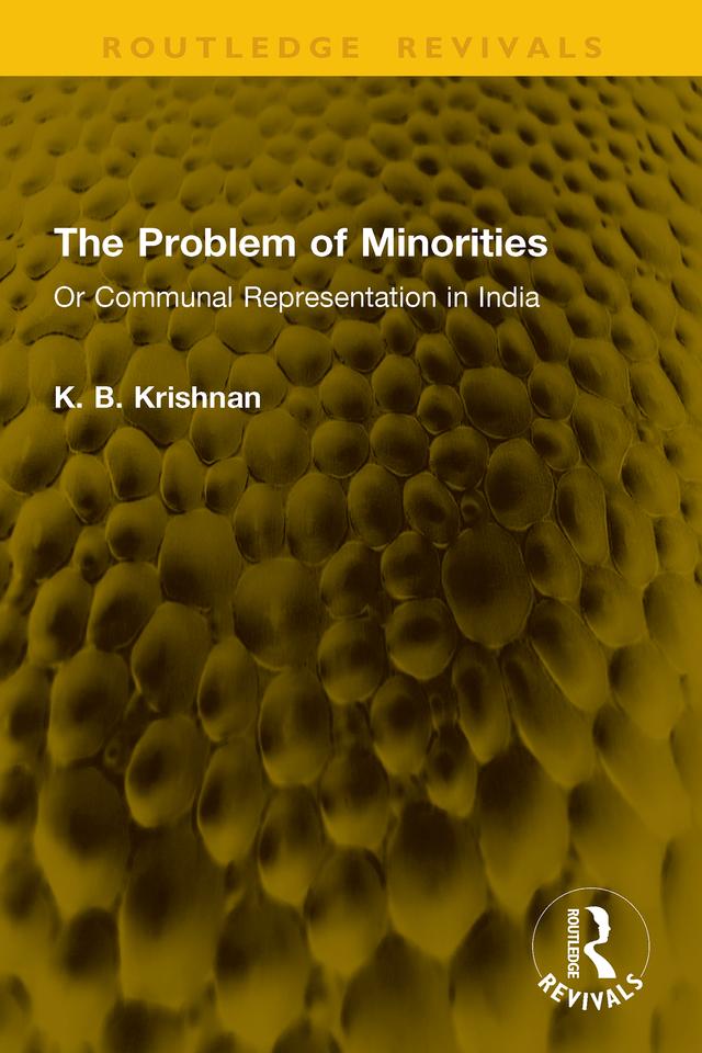 The Problem of Minorities by K. B. Krishnan